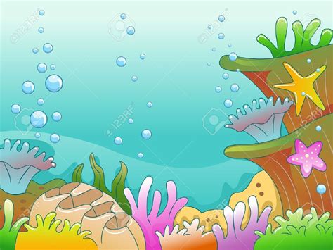 Illustration Of Underwater Scene Stock Photo, Picture And Royalty ... | Art Info | Pinterest