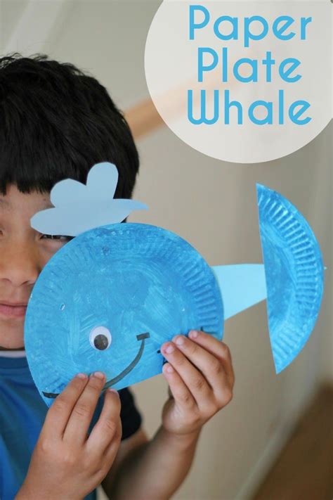 Paper Plate Whale in 2021 | Ocean kids crafts, Whale crafts, Paper ...