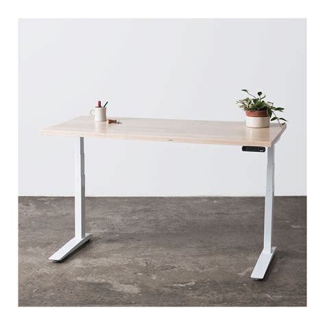 Jarvis Hardwood Standing Desk (natural maple) | Fully | Affordable standing desk, Hardwood desk ...
