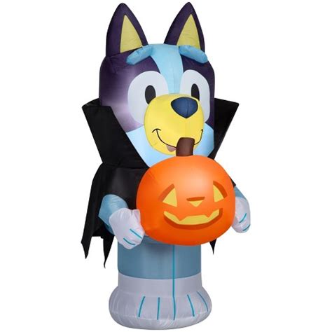 Bluey Airblown Inflatable Bluey In Vampire Costume Bluey, 3.5 Ft Tall, Blue : Target