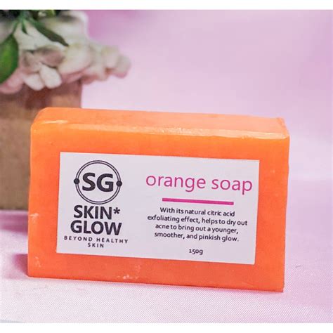 SKINGLOW Orange Soap 150g | Shopee Philippines