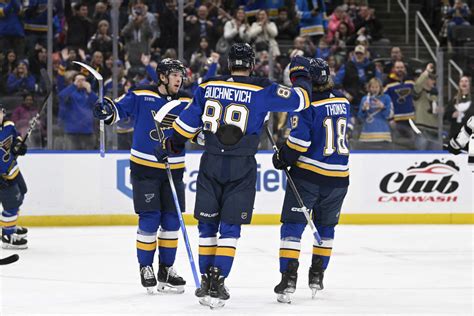 2024 St. Louis Blues mid-season awards - The Hockey News St. Louis ...