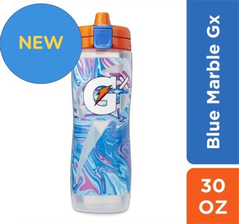 Gatorade GX Water Bottle - Marble Blue, 30 oz - King Soopers