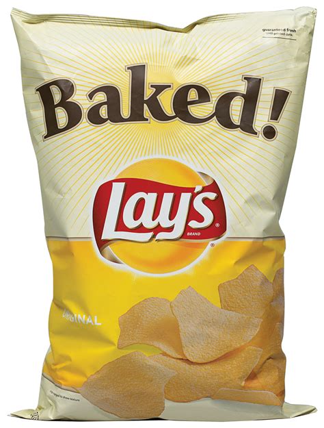 Lays Regular Baked Crisps, Case of 64, 1.125oz Bags