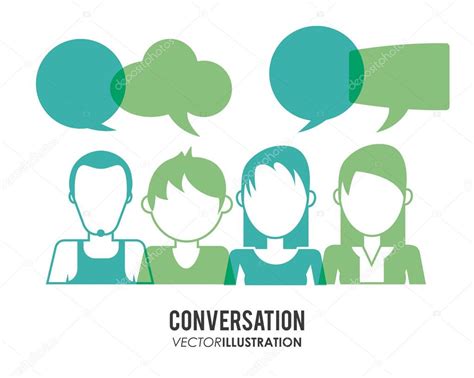 Conversation icons design — Stock Vector © jemastock #92284376