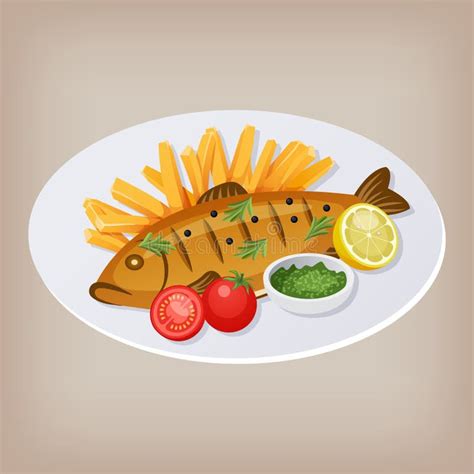 Fish Chips Sauce Stock Illustrations – 1,845 Fish Chips Sauce Stock ...