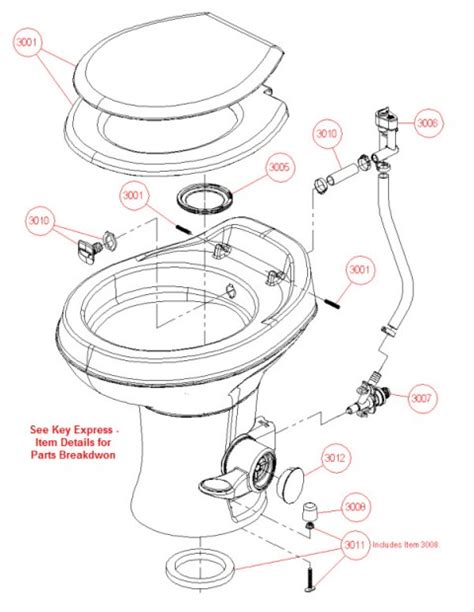 Trekwood RV Parts - Springdale / 2017 / Plumbing / Toilet