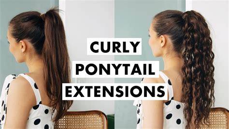 How to: Curly Ponytail Extensions - Woman Domaniation