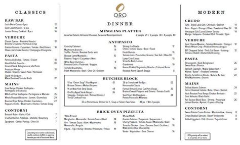 Oro Italian Restaurant Introduces Spring Menu - LIC Post