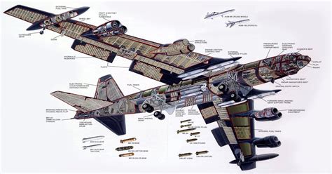 B-52 cut away (schematic) [1500x956] : MilitaryPorn