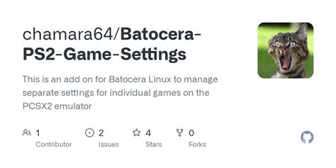 GitHub - chamara64/Batocera-PS2-Game-Settings: This is an add on for Batocera Linux to manage ...