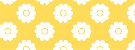 Yellow Flowery Scrapbook Paper