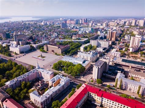 Panoramic View of Voronezh City Center Stock Image - Image of exterior ...