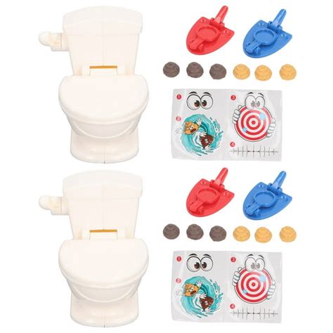 Funny Toilet Seat Trick Toy with 3D Poop Effect Portable Simulation ...