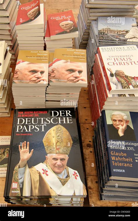 Books by and about Pope Benedict XVI Stock Photo - Alamy