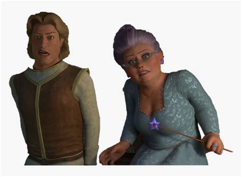 Shrek 2 Fairy Godmother And Prince Charming , Png Download, Transparent Png - kindpng