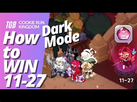 Cookie Run Kingdom 11-27 Dark Mode - YouTube