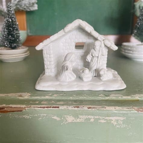 Ceramic Nativity Set - Etsy