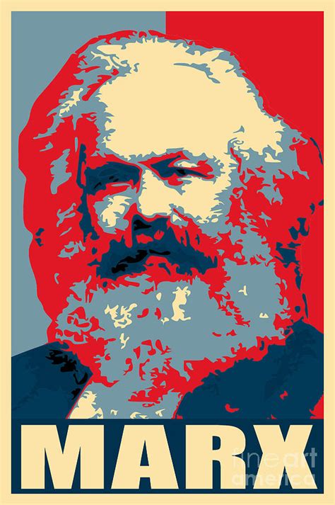 Karl Marx Propaganda Poster Pop Art Digital Art by Filip Schpindel - Pixels