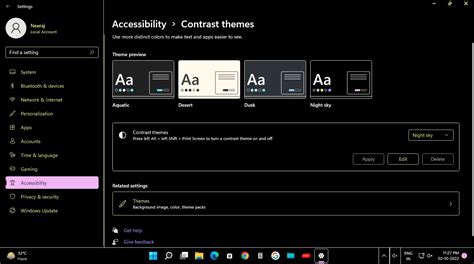 How to Turn On High Contrast Themes for Better Readability on Windows 11