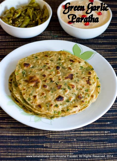 Green Garlic Paratha