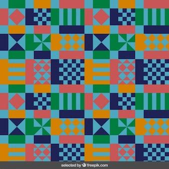 Free Vector | Geometric colorful pattern