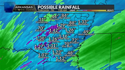 Arkansas Storm Team Forecast: A cold rainy, Thursday | KARK