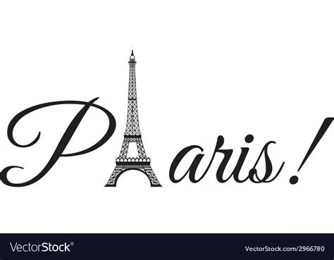 Paris design Royalty Free Vector Image - VectorStock