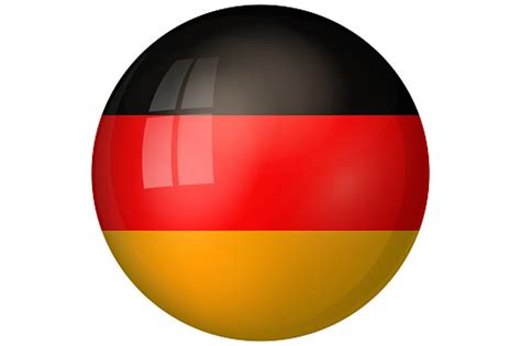 Flag Of Germany German National Symbol In Official Colors Template Icon ...