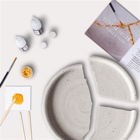 DIY Kintsugi Repair Kit Handmade Craft Gift at Home Couple - Etsy