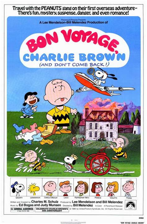 Bon Voyage Charlie Brown Movie Posters From Movie Poster Shop