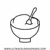 Arroz Riso Piatto Colorir Riz Coloriage Colorier Dibuja Stampare  sketch template