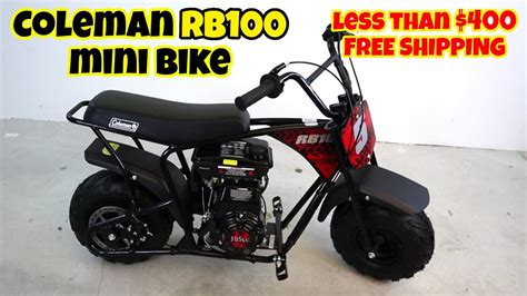 BEFORE YOU BUY Coleman RB100 mini bike, unboxing assembly and review ...