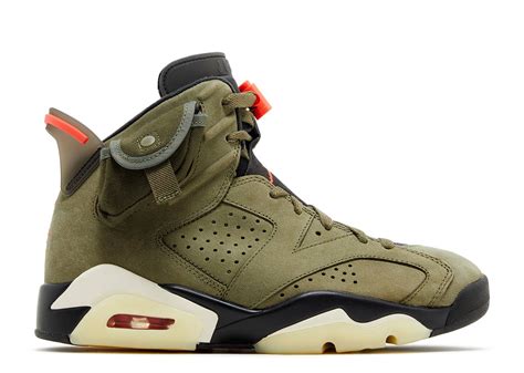 Travis Scott X Jordan 6 Retro 'Olive' - Air Jordan - CN1084 200 ...