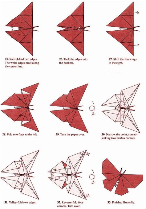 Origami butterfly Robert J Lang 4 | Origami butterfly, Origami diagrams ...