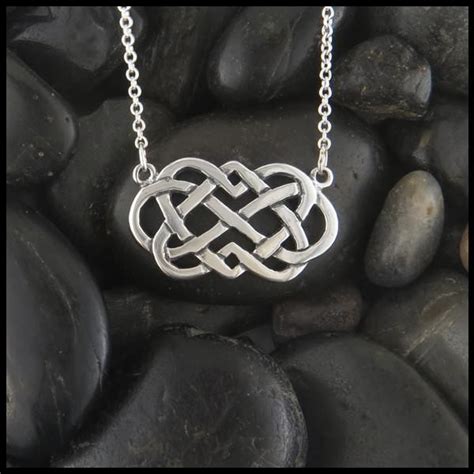 Infinite Love Knot Necklace Sterling Silver in 2020 | Celtic jewelry scottish, Celtic pendant ...