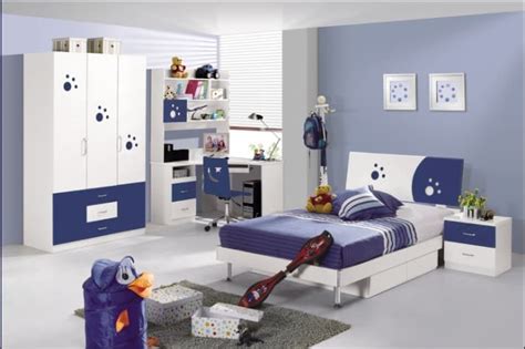 Blue MDF Boy Bedroom Furniture Set | tradekorea