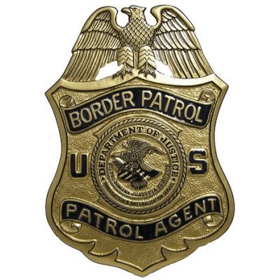 Border Patrol Agent Badge Plaque