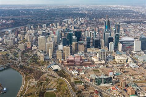 Aerial Photo | Edmonton Skyline