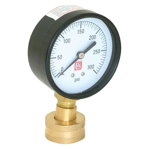 Eastman 3/4 in. Brass Water Pressure Test Gauge-45169 - The Home Depot