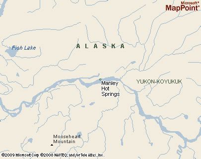 Manley Hot Springs, Alaska Area Map & More