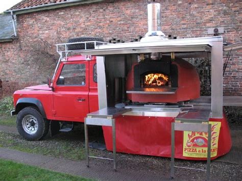 Landrover pizza oven | Pizza food truck, Food truck design, Food truck