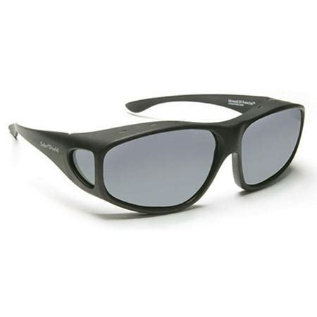 Solar Shield - Solar Shield Unisex Black Polarized SolarShield Sunglasses SB10 - Walmart.com