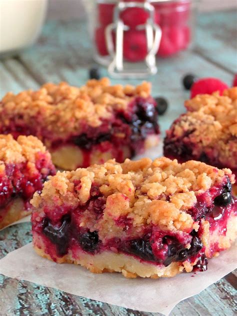 Raspberry Blueberry Crumb Cake | Low sodium desserts, Desserts ...