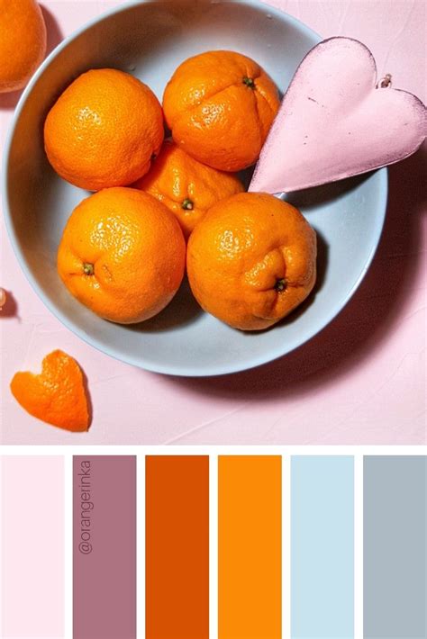 Tangerine heart by orangerinka | Tangerine color scheme, Warm color schemes, Color combinations home