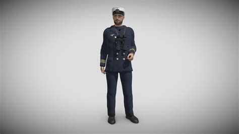 U-boat Commander. WWII - 3D model by Museum of the Second World War (@wwIImuseum) [d50920f ...