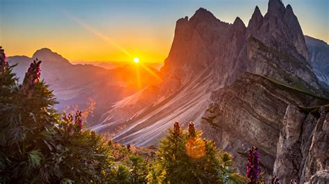 1920x1080 Sunrise At The Dolomites Italy Laptop Full HD 1080P ,HD 4k Wallpapers,Images ...