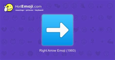 ️ Right Arrow Emoji Meaning with Pictures: from A to Z