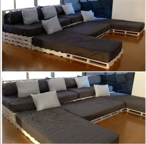 Diy Pallet Sofa Plans : 27 DIY Pallet Sofa Plans Step by Step Instructions • DIY ... - Stain ...