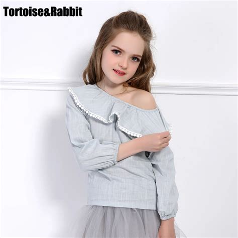 Fashion Shirts For Girls 2017 Kids Girls Plaid Blouse Spring Long ...